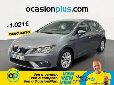 Usado Seat Leon Style 115 CV (84 kW) 2018 Gris Berlina