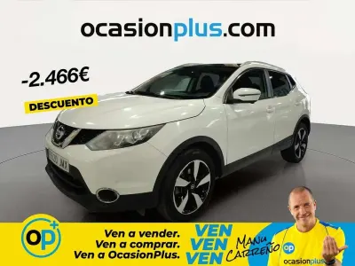 Usado Nissan Qashqai N-Connecta 110 CV (80 kW) 2016 Blanco SUV