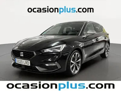 Usado Seat Leon FR 150 CV (110 kW) 2021 Negro Utilitario