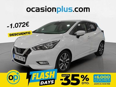 Usado Nissan Micra N-Connecta 100 CV (73 kW) 2019 Blanco Utilitario