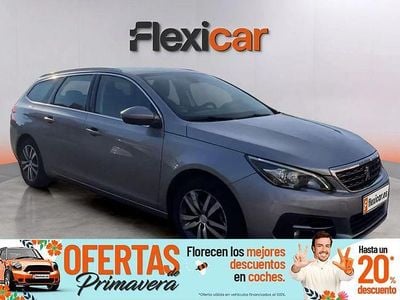 Usado Peugeot 308 SW Allure 130 CV (95 kW) 2019 Gris Familiar