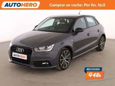 Usado Audi A1 90 CV (66 kW) 2015 Gris Utilitario
