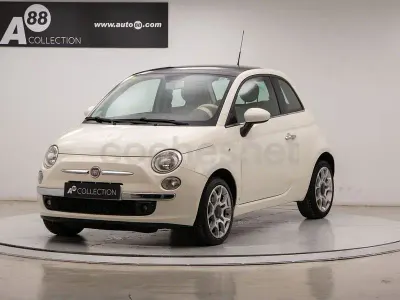 Usado Fiat 500 Lounge 100 CV (73 kW) 2011 Blanco Berlina