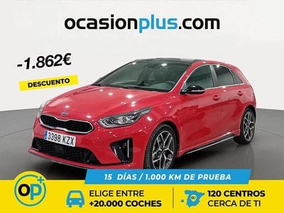 Usado Kia Ceed GT GT-Line 140 CV (102 kW) 2019 Rojo