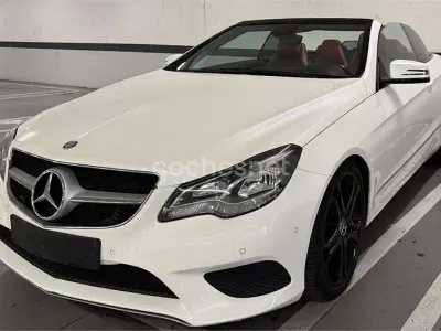 Usado Mercedes E220 170 CV (125 kW) 2014 Blanco Descapotable