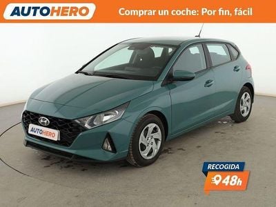Usado Hyundai i20 Select 101 CV (74 kW) 2022 Verde Utilitario