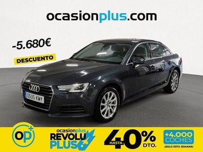 Usado Audi A4 Advanced 150 CV (110 kW) 2018 Gris / plata Berlina