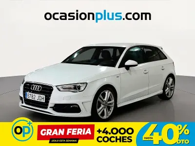 Usado Audi A3 S-Line 150 CV (110 kW) 2015 Blanco Utilitario
