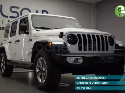 Usado Jeep Wrangler Unlimited Sahara 200 CV (147 kW) 2020 Blanco SUV