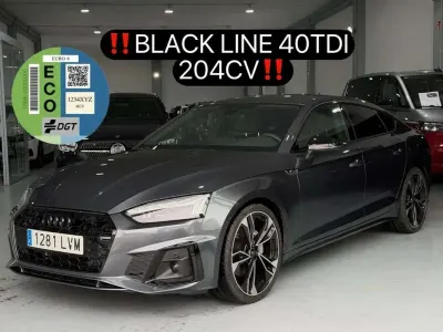 Usado Audi A5 Sportback S-Line 204 CV (150 kW) 2022 Gris / plata Utilitario