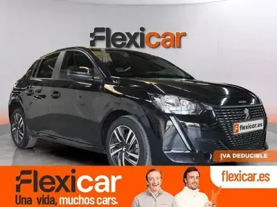 Usado Peugeot 208 Active 100 CV (73 kW) 2023 Negro Utilitario