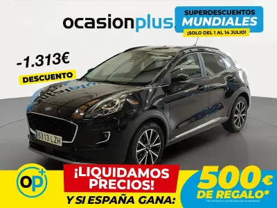 Usado Ford Puma Titanium 125 CV (91 kW) 2022 Negro SUV