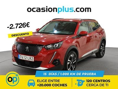 Usado Peugeot 2008 Allure 130 CV (95 kW) 2021 Rojo SUV