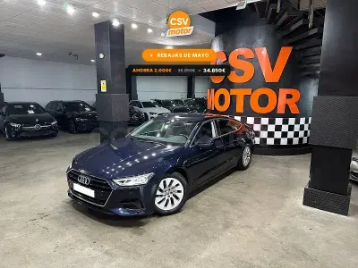 Usado Audi A7 Sportback 204 CV (150 kW) 2019 Azul Utilitario