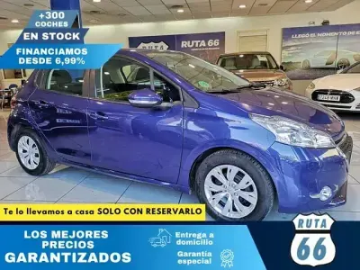 Usado Peugeot 208 Access 68 CV (50 kW) 2013 Azul Utilitario