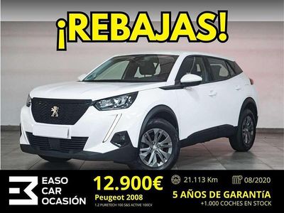 Usado Peugeot 2008 Active 101 CV (74 kW) 2020 Blanco SUV