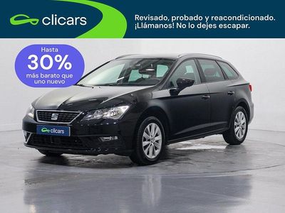 Usado Seat Leon Style 115 CV (84 kW) 2019 Negro Familiar
