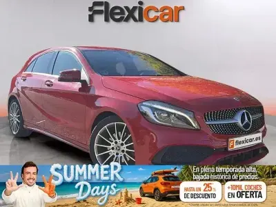 Usado Mercedes A200 AMG line 136 CV (100 kW) 2017 Rojo Berlina