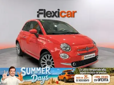 Usado Fiat 500 Lounge 69 CV (50 kW) 2018 Naranja Utilitario