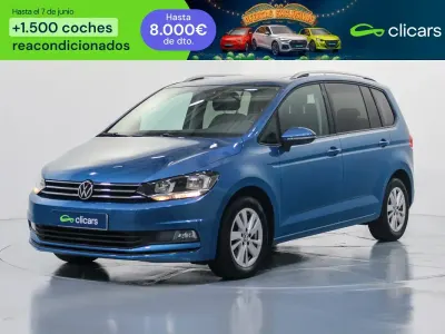 Usado VW Touran Advance 115 CV (84 kW) 2020 Azul Monovolumen