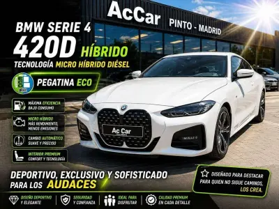 Usado BMW 420 Coupé 190 CV (139 kW) 2022 Blanco Coupe