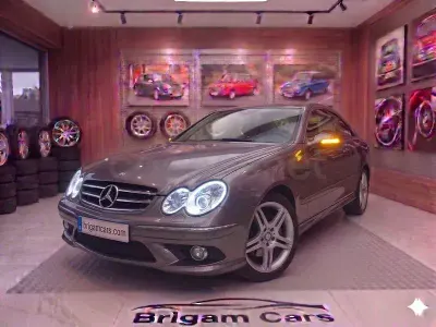 Usado Mercedes CLK220 Avantgarde 150 CV (110 kW) 2009 Marrón Coupe
