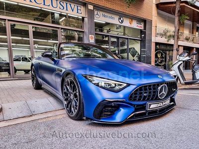 Azul Usado 2022 Mercedes SL43 AMG AMG Descapotable | 119.990 €