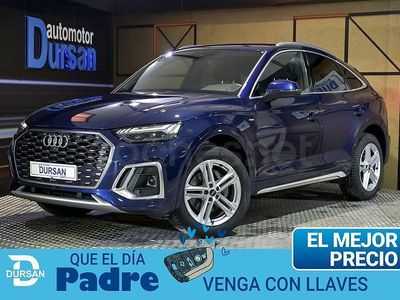 Usado Audi Q5 Sportback S-Line 204 CV (150 kW) 2022 Azul SUV