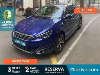 Usado Peugeot 308 GT-line 131 CV (96 kW) 2015 Azul Utilitario