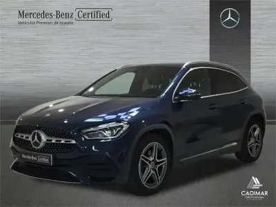 Usado Mercedes GLA200 150 CV (110 kW) 2022 Azul denim SUV