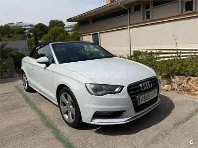 Usado Audi A3 Cabriolet Ambition 150 CV (110 kW) 2014 Blanco Descapotable