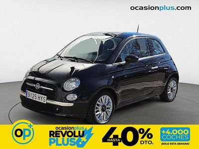 Usado Fiat 500 Lounge 95 HP (69 kW) 2014 Preto Citadino