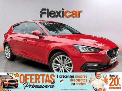 Usado Seat Leon Style 131 CV (96 kW) 2021 Rojo Utilitario