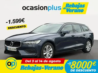 Usado Volvo V60 Momentum 150 CV (110 kW) 2019 Azul Familiar