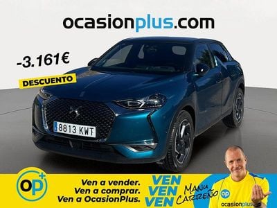 Usado DS Automobiles DS3 Crossback Grand Chic 130 CV (95 kW) 2019 Azul SUV