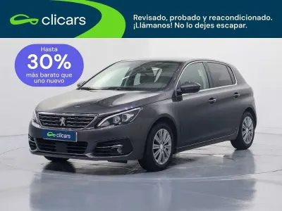 Usado Peugeot 308 Allure 131 CV (96 kW) 2022 Gris Utilitario