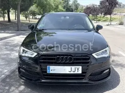 Usado Audi A3 S-Line 110 CV (80 kW) 2015 Negro Berlina