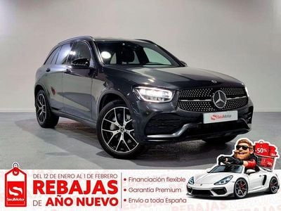 Gris Usado 2021 Mercedes GLC200 SUV | 40.499 € (Precio justo)