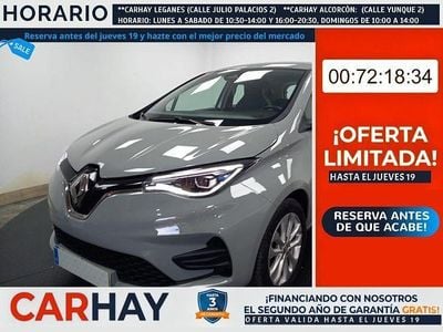 Usado Renault Zoe Intens 80 kW (109 CV) 2021 Gris Utilitario