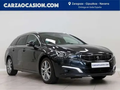 Usado Peugeot 508 SW GT-line 150 CV (110 kW) 2016 Negro Familiar