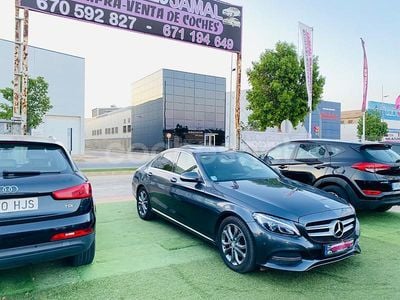 Usado Mercedes C200 Avantgarde 136 CV (100 kW) 2014 Gris / plata Berlina