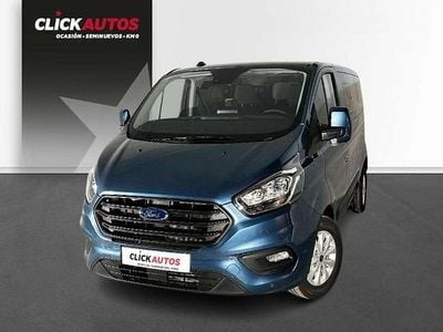 Usado Ford Transit Custom Trend 131 CV (96 kW) 2024 Azul Familiar
