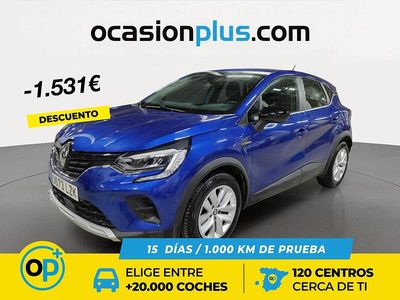 Usado Renault Captur Intens 90 CV (66 kW) 2022 Azul SUV