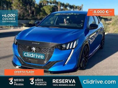 Usado Peugeot 208 GT-line 101 CV (74 kW) 2020 Azul Utilitario