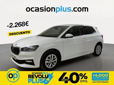 Usado Skoda Fabia Selection 95 CV (69 kW) 2024 Blanco Berlina