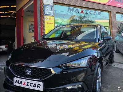 Usado Seat Leon FR 150 CV (110 kW) 2025 Negro Berlina