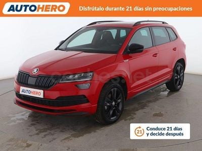 Usado Skoda Karoq SportLine 150 CV (110 kW) 2021 Rojo SUV