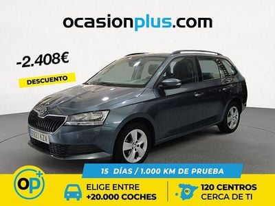 Usado Skoda Fabia Ambition 95 CV (69 kW) 2019 Gris / plata Utilitario