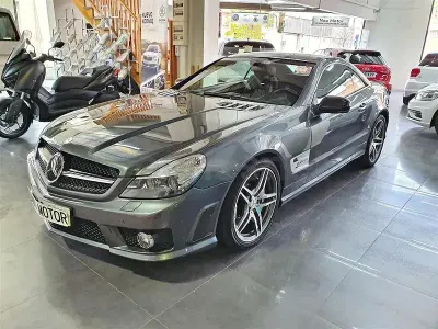 Usado Mercedes SL63 AMG AMG 525 CV (386 kW) 2009 Gris / plata Descapotable