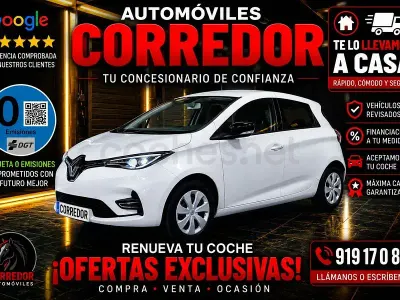 Usado Renault Zoe Intens 80 kW (110 CV) 2020 Eléctrico Utilitario